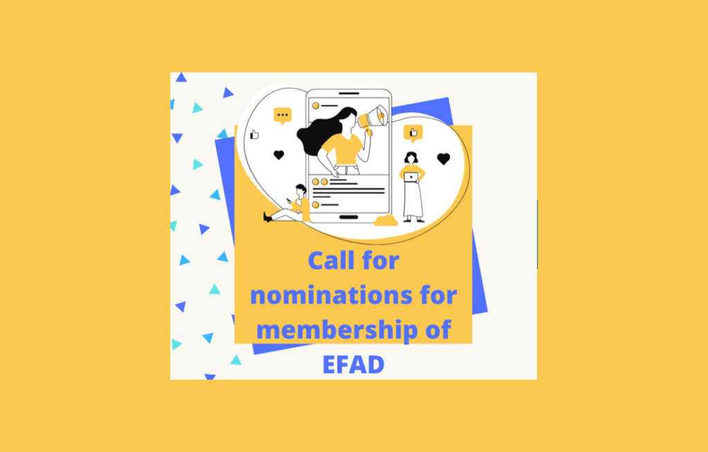 EFAD lanza nueva convocatoria para formar parte de 2 Comités Permanentes y 3 Grupos de Especialización