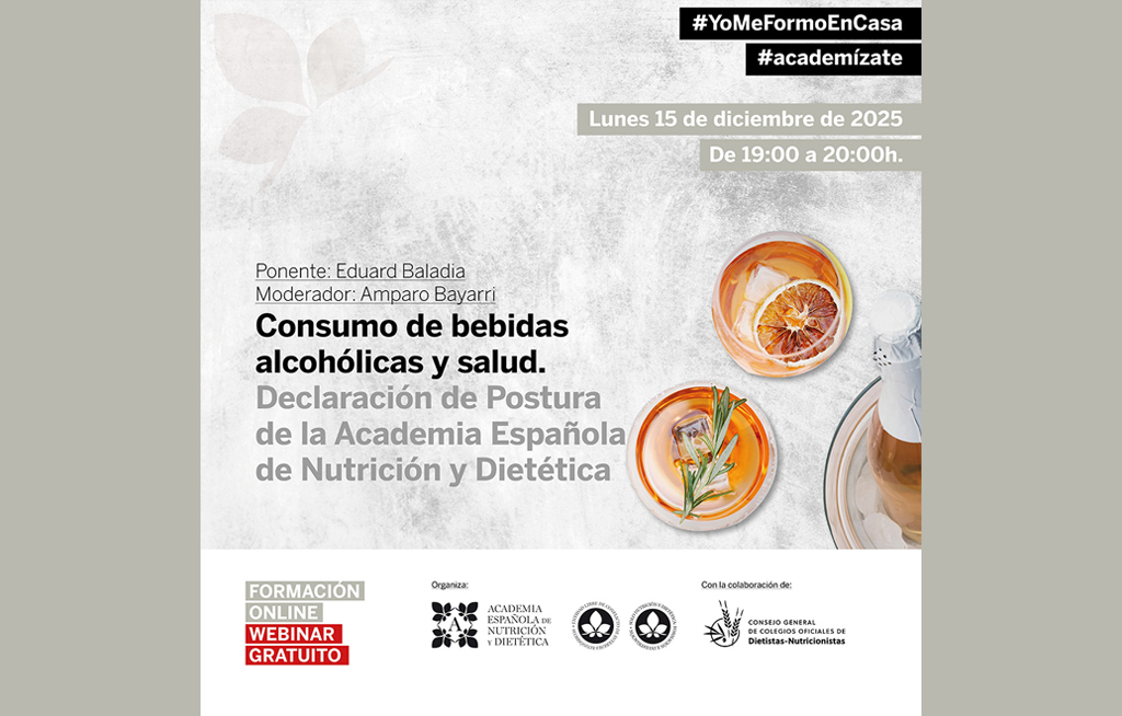 La Academia emite una Declaración de Postura sobre consumo de bebidas alcohólicas y salud